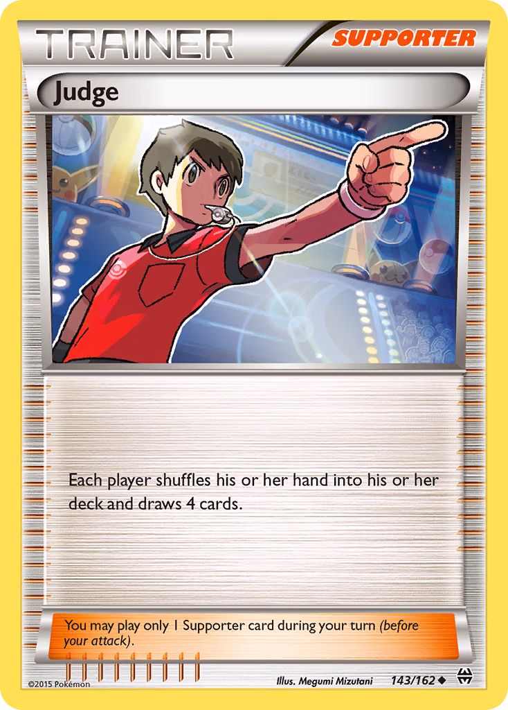 Judge Pokemon card (143/162, BREAKthrough)