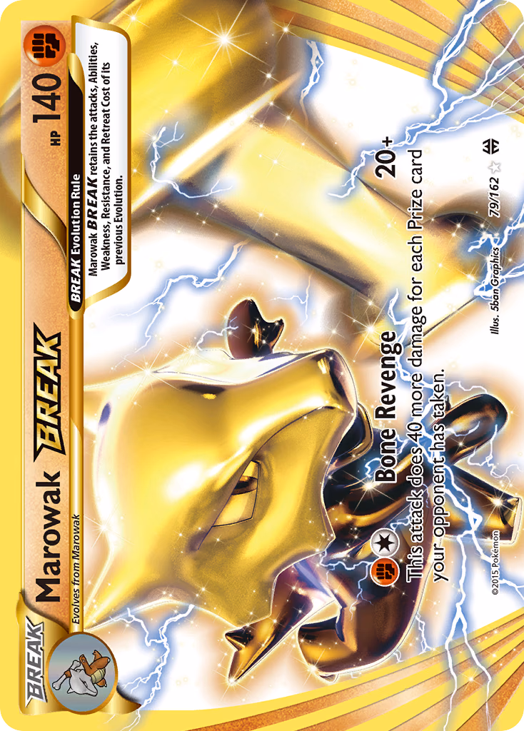 Marowak BREAK Pokemon card (79/162, BREAKthrough)