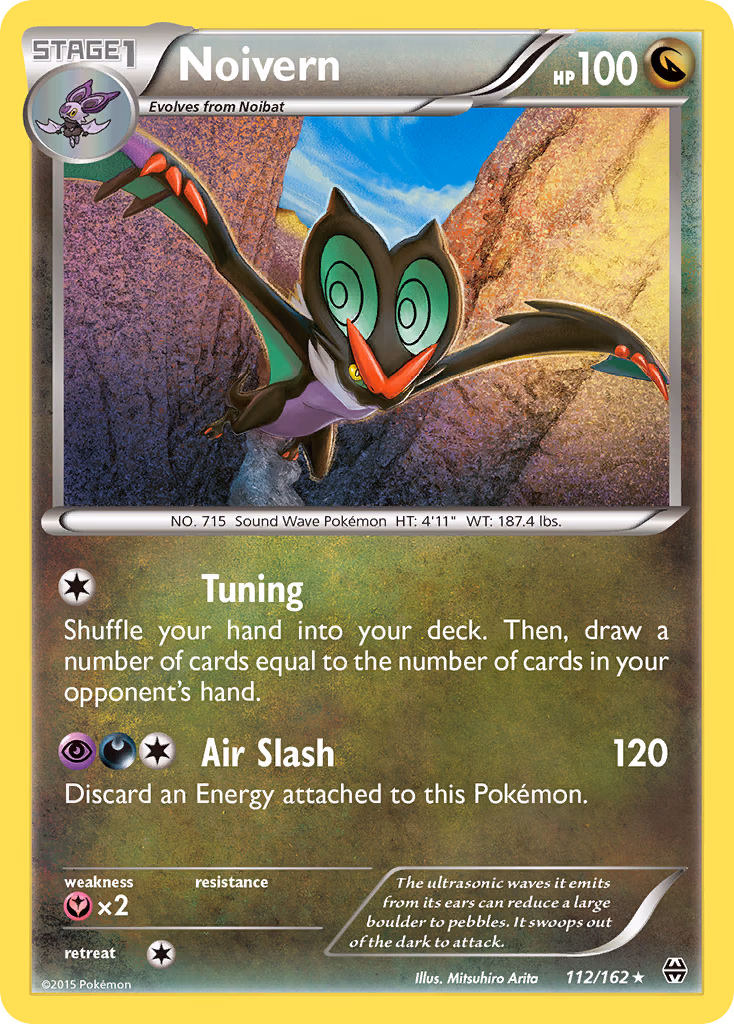 Noivern Pokemon card (112/162, BREAKthrough)