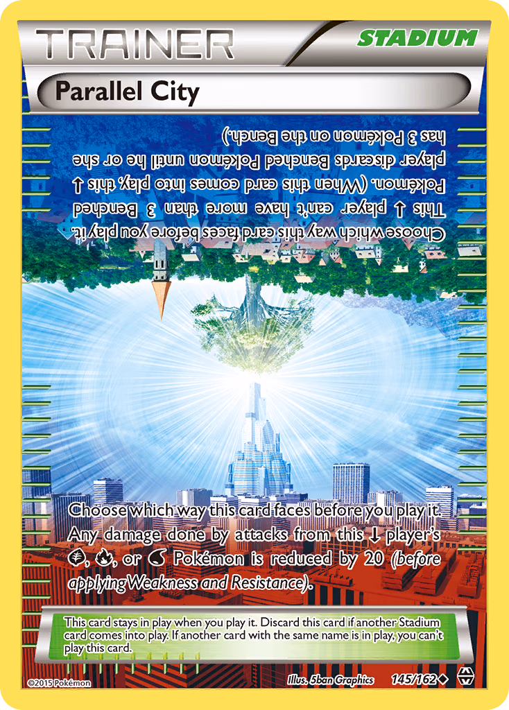 Parallel City Pokemon card (145/162, BREAKthrough)