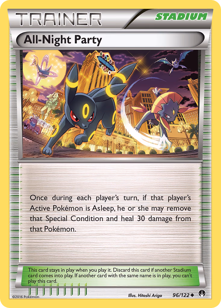 All-Night Party Pokemon card (96/122, BREAKpoint)