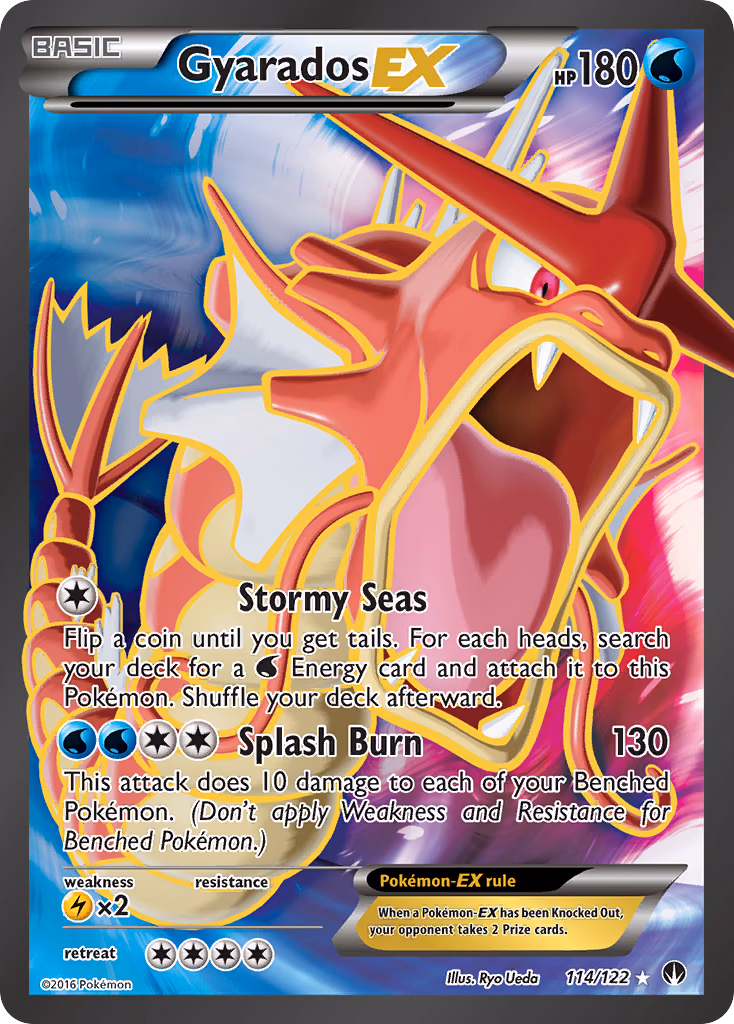 Gyarados-EX Pokemon card (114/122, BREAKpoint)