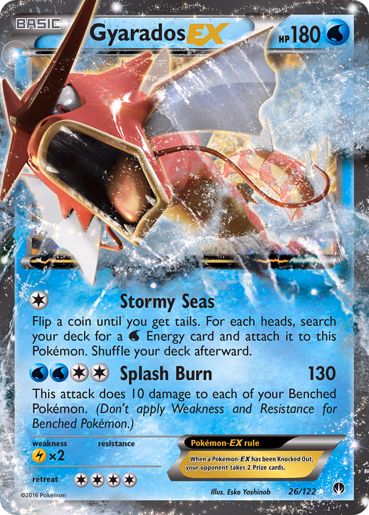 Gyarados-EX Pokemon card (26/122, BREAKpoint)