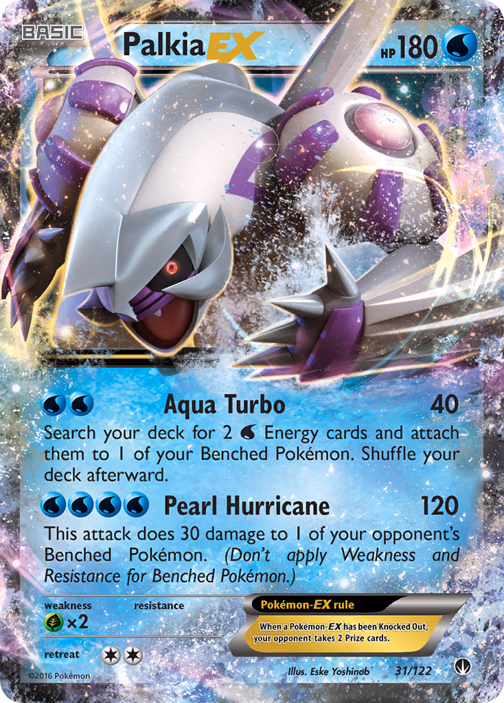 Palkia-EX Pokemon card (31/122, BREAKpoint)