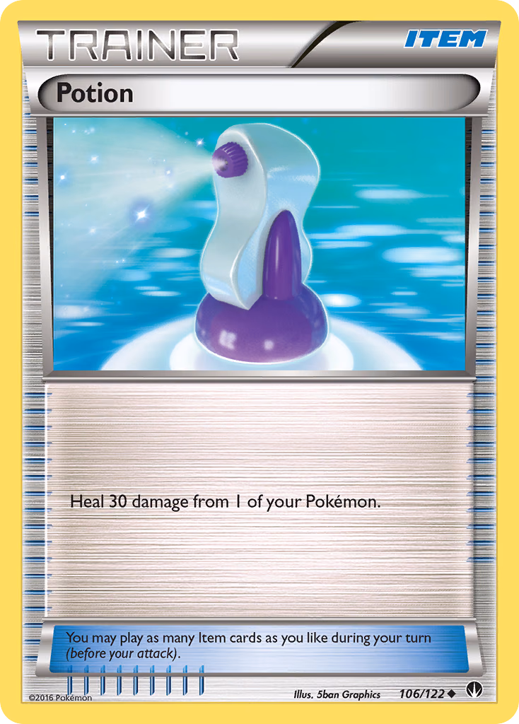 Potion Pokemon card (106/122, BREAKpoint)