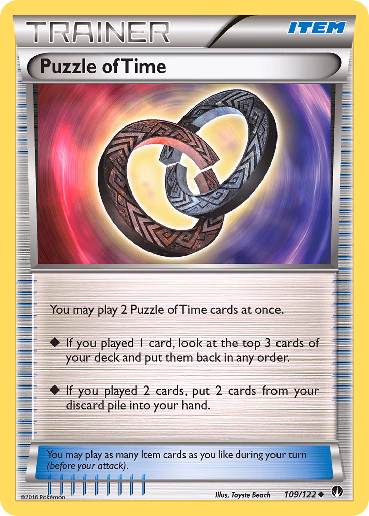 Puzzle of Time Pokemon card (109/122, BREAKpoint)