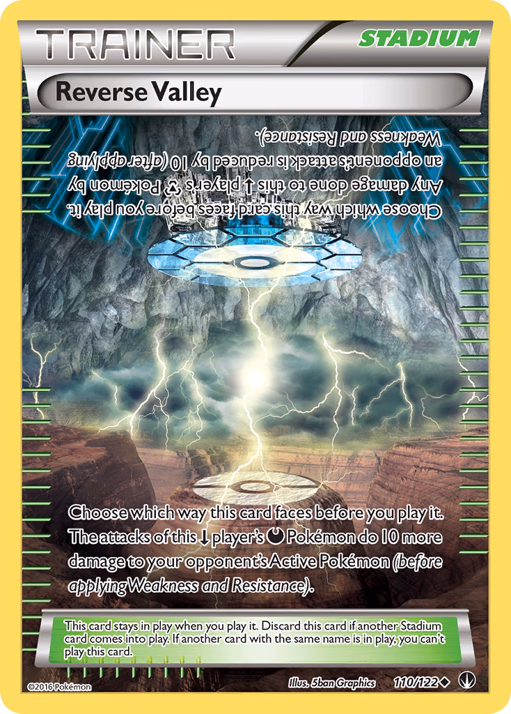 Reverse Valley Pokemon card (110/122, BREAKpoint)