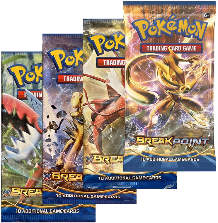 Pokemon BREAKpoint Booster Pack Art Bundle [Set of 4]