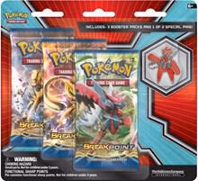 Pokemon BREAKpoint Collector Pin 3 Pack Blister [Mega Scizor]