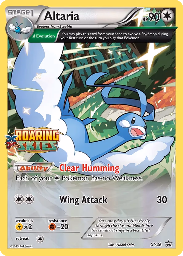 Altaria Pokemon card (XY46, XY Black Star Promos)
