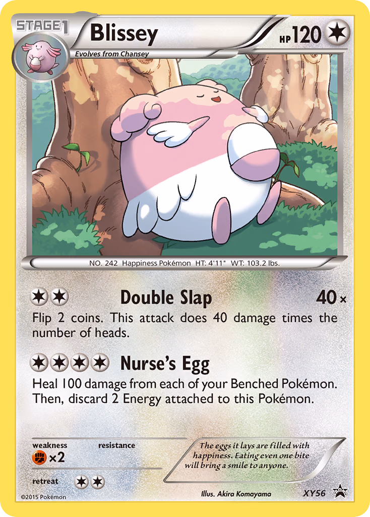 Blissey Pokemon card (XY56, XY Black Star Promos)