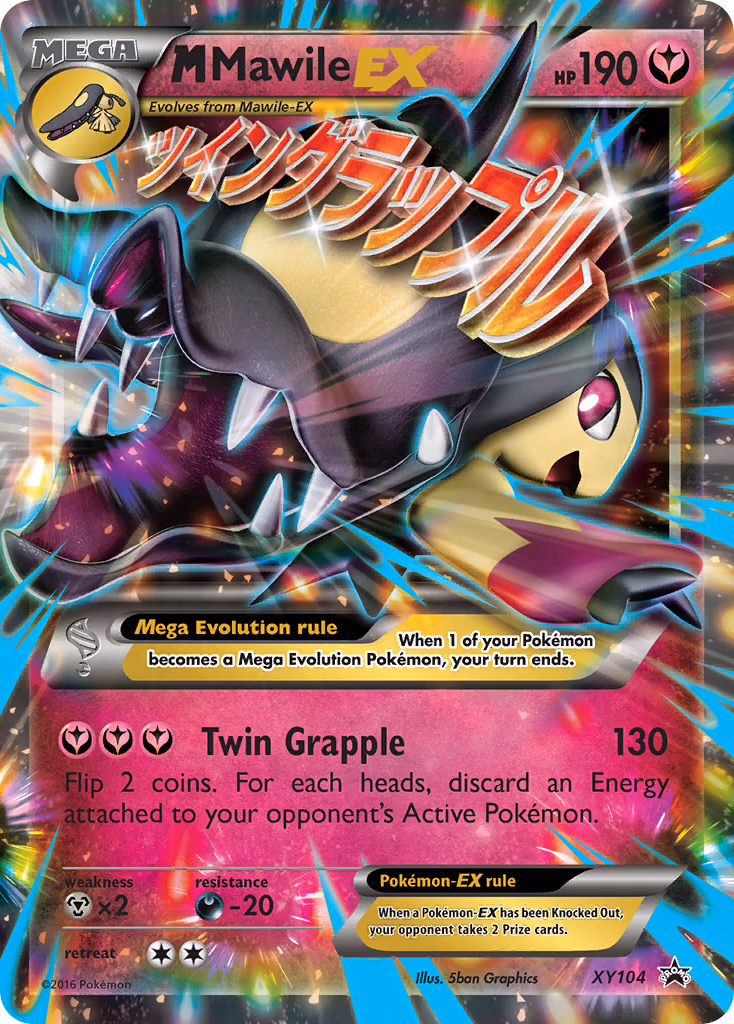 M Mawile-EX Pokemon card (XY104, XY Black Star Promos)
