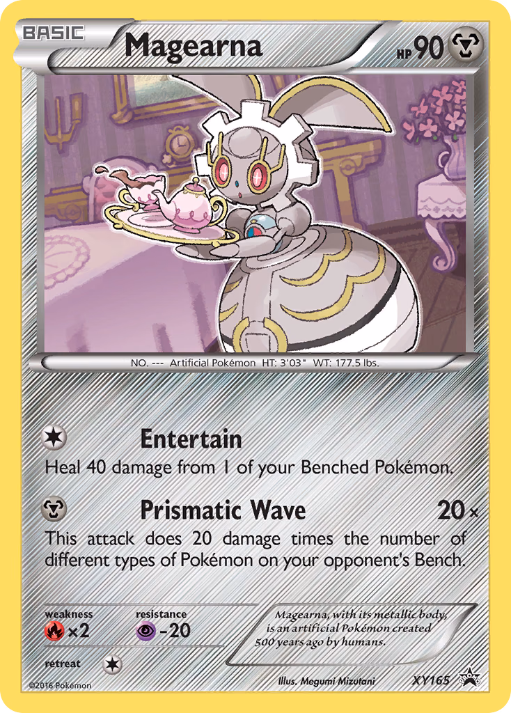 Magearna Pokemon card (XY165, XY Black Star Promos)