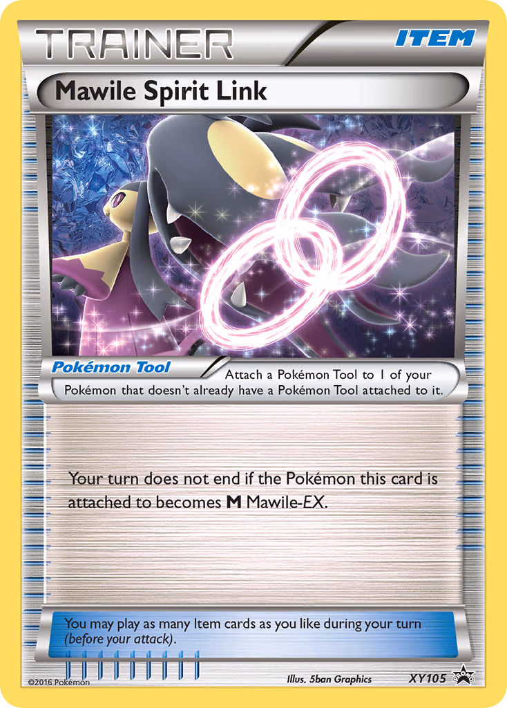 Mawile Spirit Link Pokemon card (XY105, XY Black Star Promos)