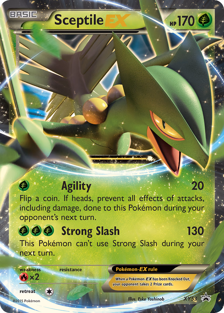 Sceptile-EX Pokemon card (XY53, XY Black Star Promos)
