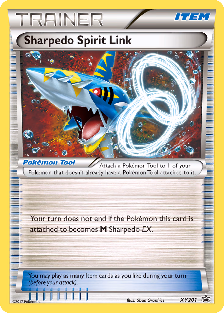 Sharpedo Spirit Link Pokemon card (XY201, XY Black Star Promos)