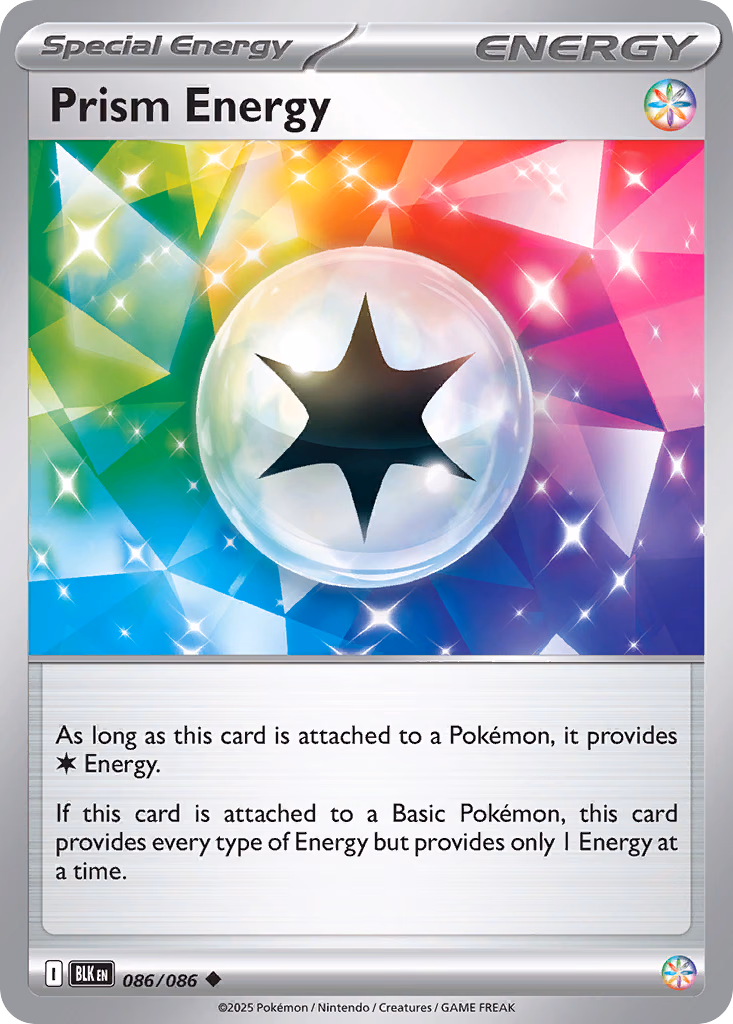 Prism Energy Pokemon card (086/086, Black Bolt)