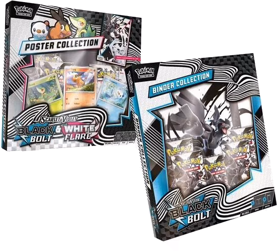 Pokemon Black Bolt Binder & Unova Poster Collection (Sam's Club)
