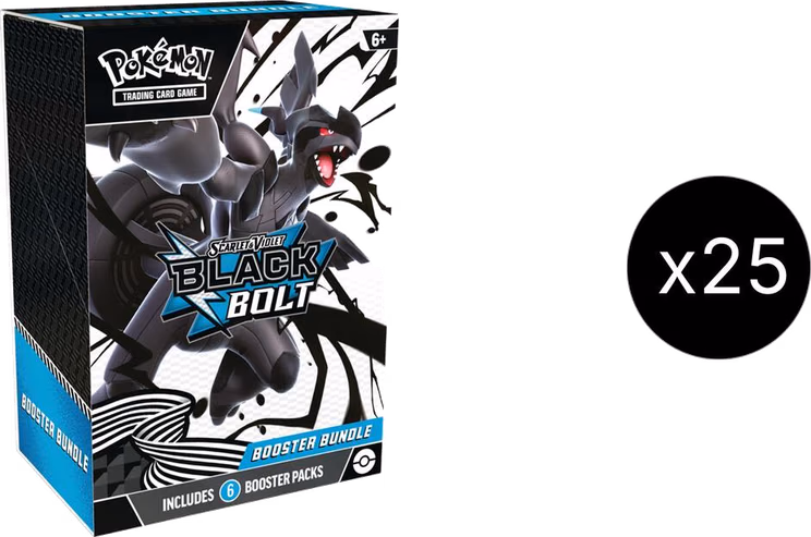 Pokemon Black Bolt Booster Bundle Case