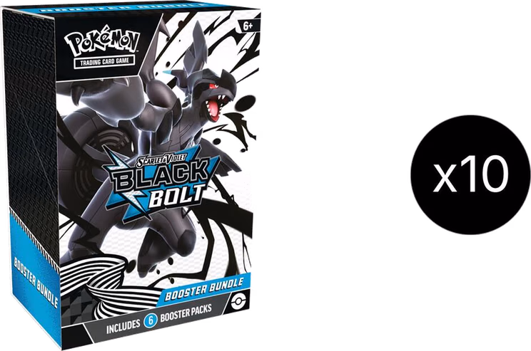 Pokemon Black Bolt Booster Bundle Display
