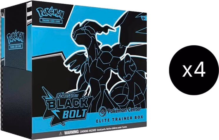 Pokemon Black Bolt Pokemon Center Elite Trainer Box (Exclusive) Case
