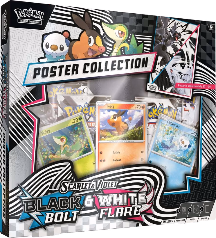 Pokemon Black Bolt Unova Poster Collection
