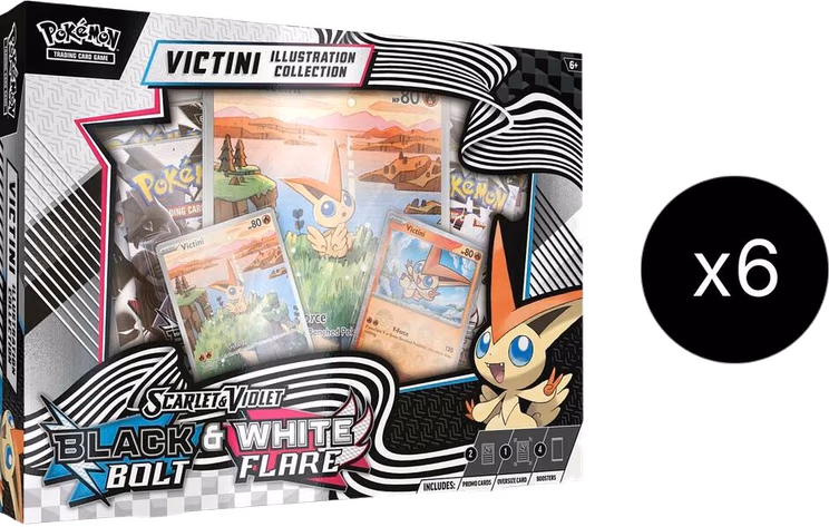 Pokemon Black Bolt Unova Victini Illustration Collection Case
