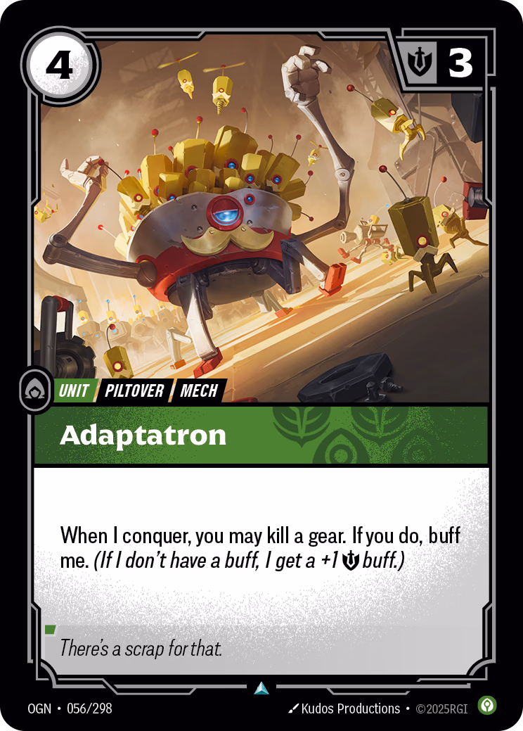 Adaptatron OGN-056/298 Riftbound card