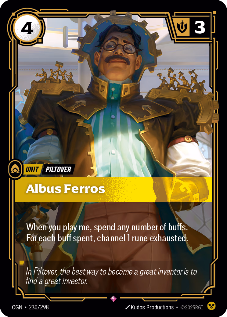 Albus Ferros OGN-230/298 Riftbound card
