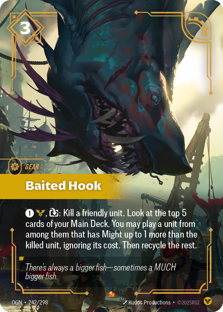 Baited Hook OGN-242/298 Riftbound card