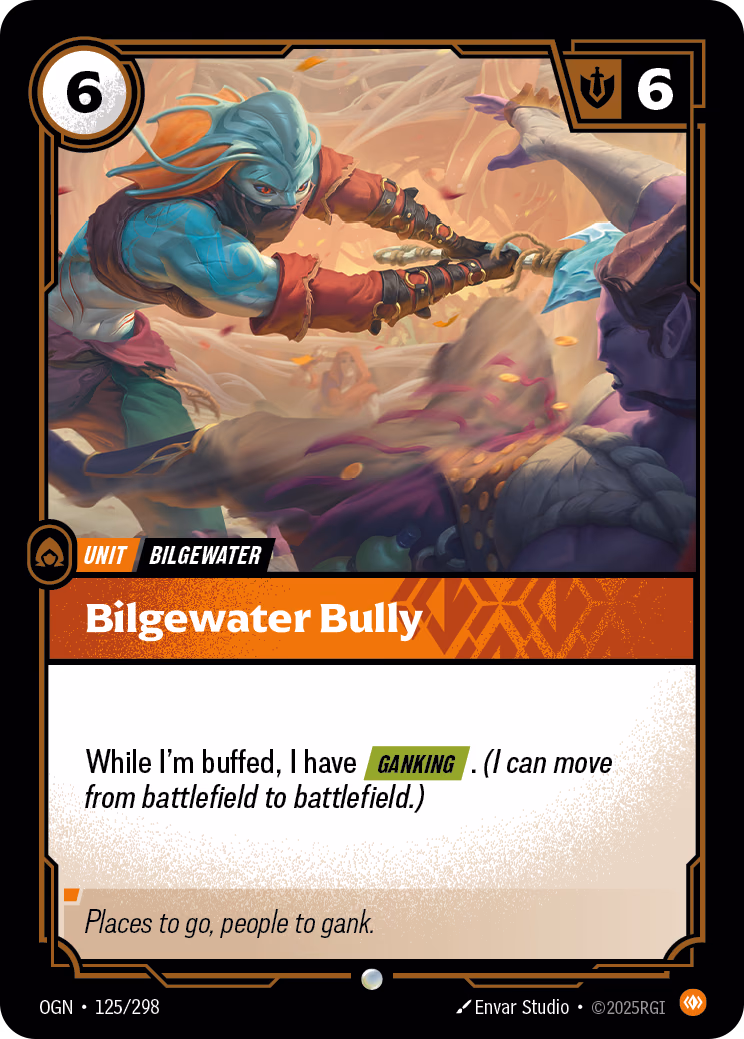 Bilgewater Bully OGN-125/298 Riftbound card