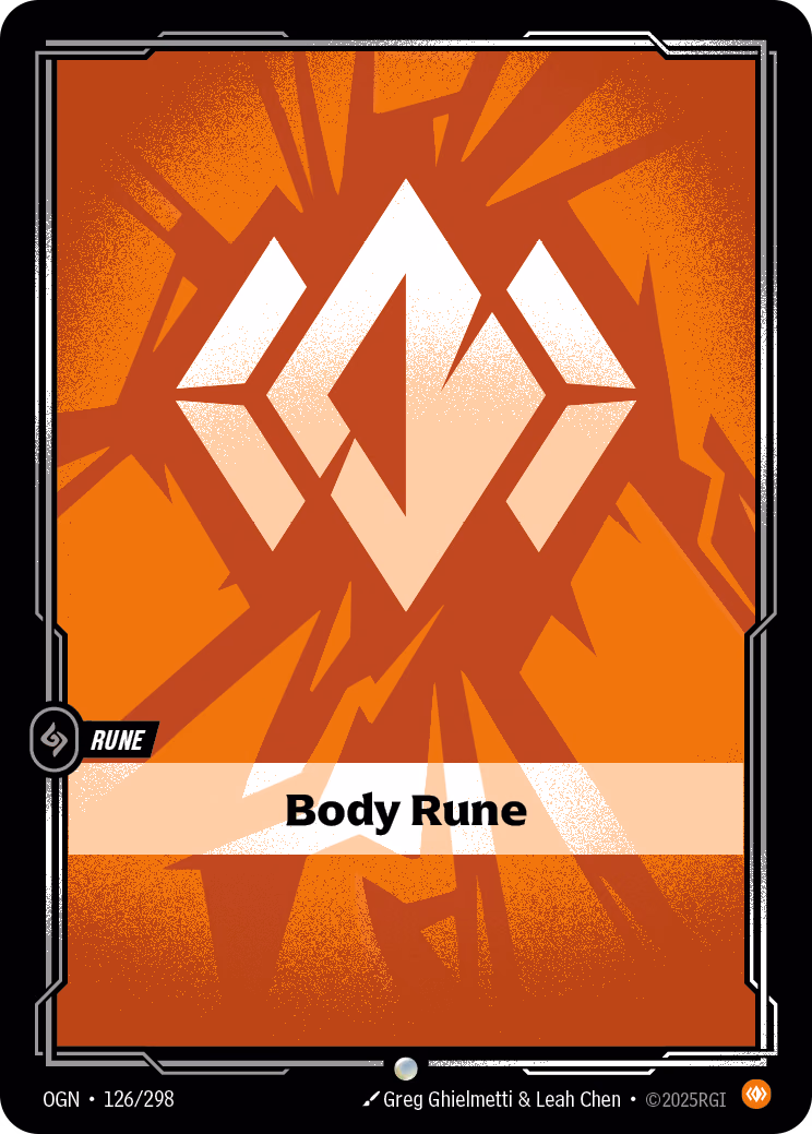 Body Rune OGN-126/298 Riftbound card