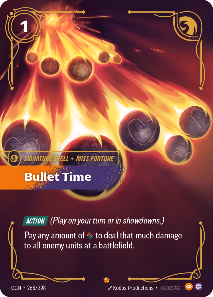 Bullet Time OGN-268/298 Riftbound card