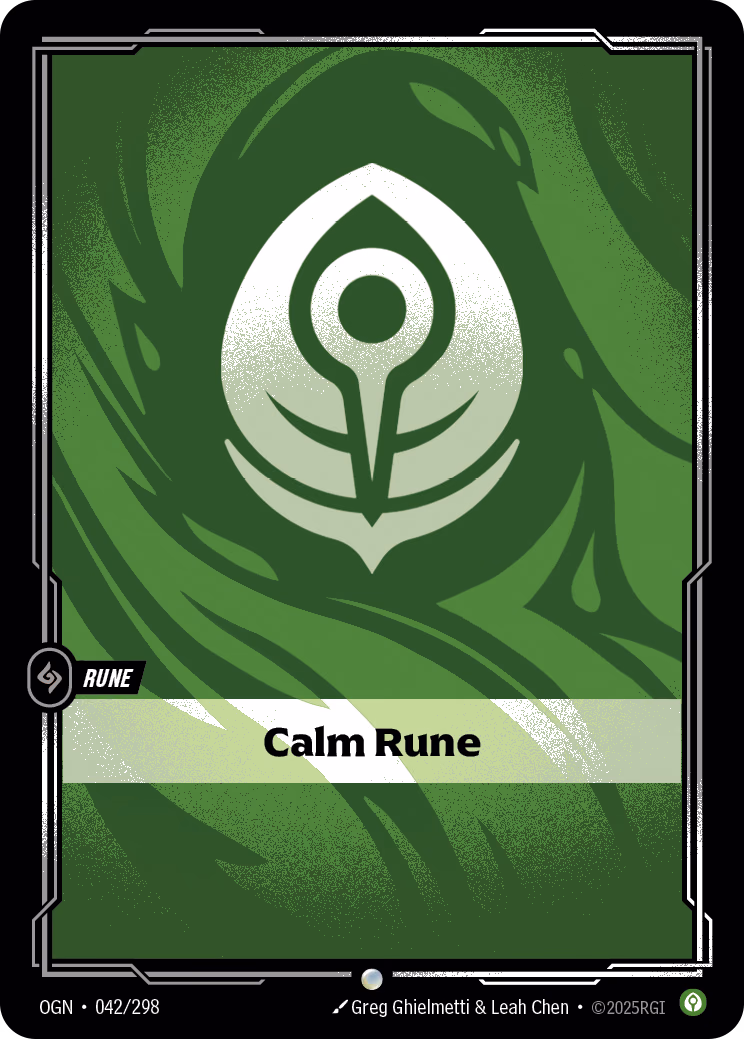 Calm Rune OGN-042/298 Riftbound card