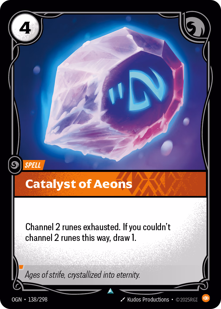 Catalyst of Aeons OGN-138/298 Riftbound card