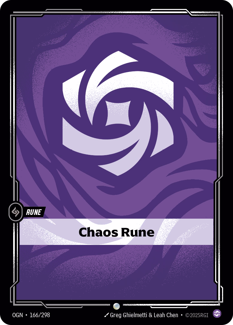 Chaos Rune OGN-166/298 Riftbound card