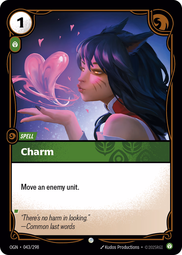 Charm OGN-043/298 Riftbound card