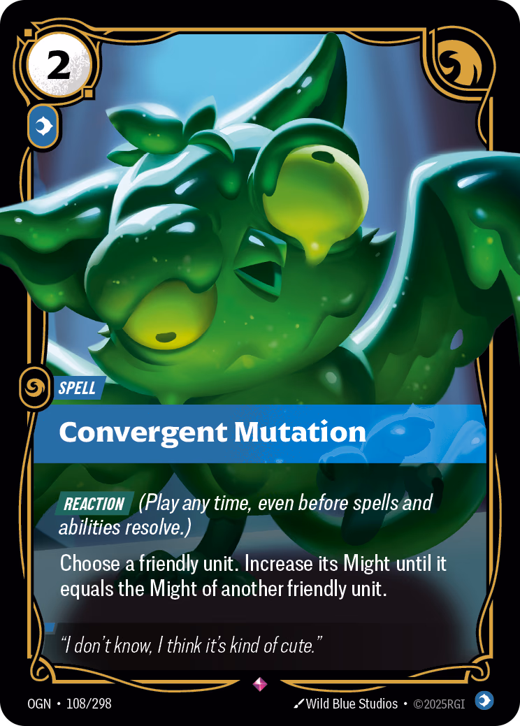 Convergent Mutation OGN-108/298 Riftbound card