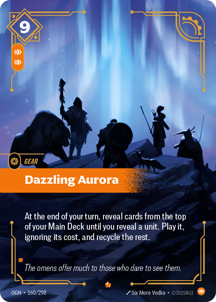Dazzling Aurora OGN-160/298 Riftbound card