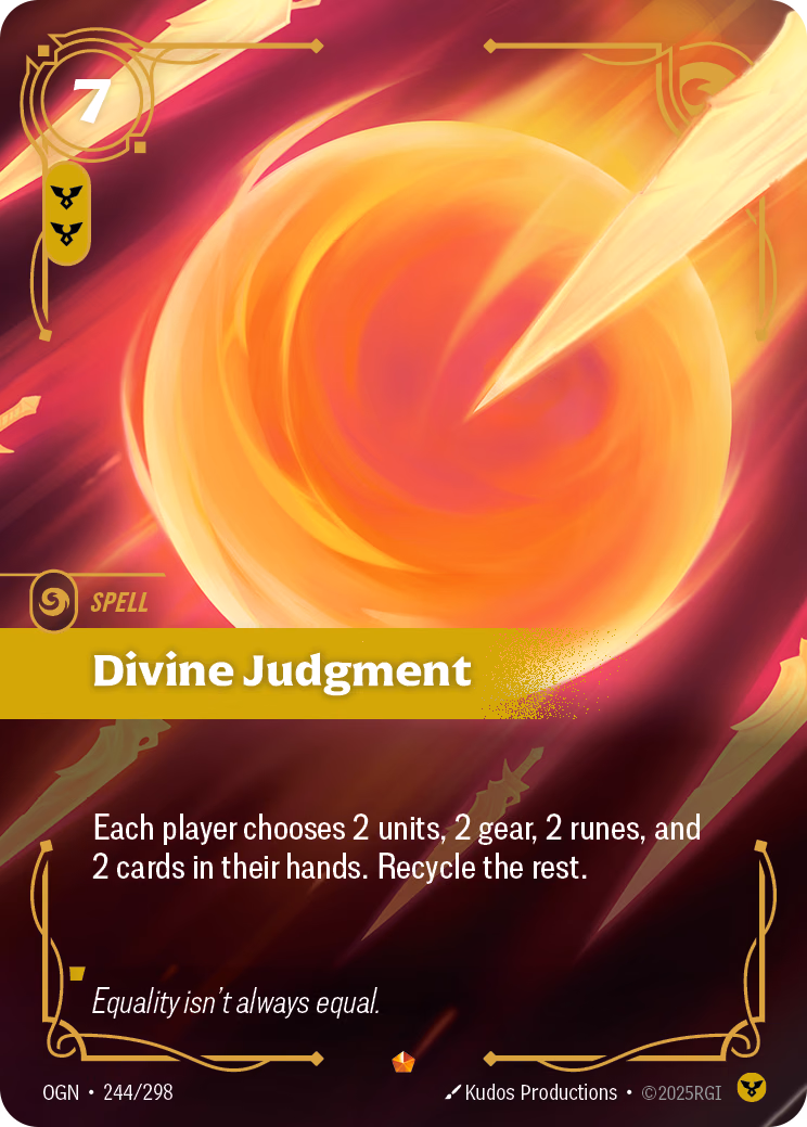 Divine Judgment OGN-244/298 Riftbound card