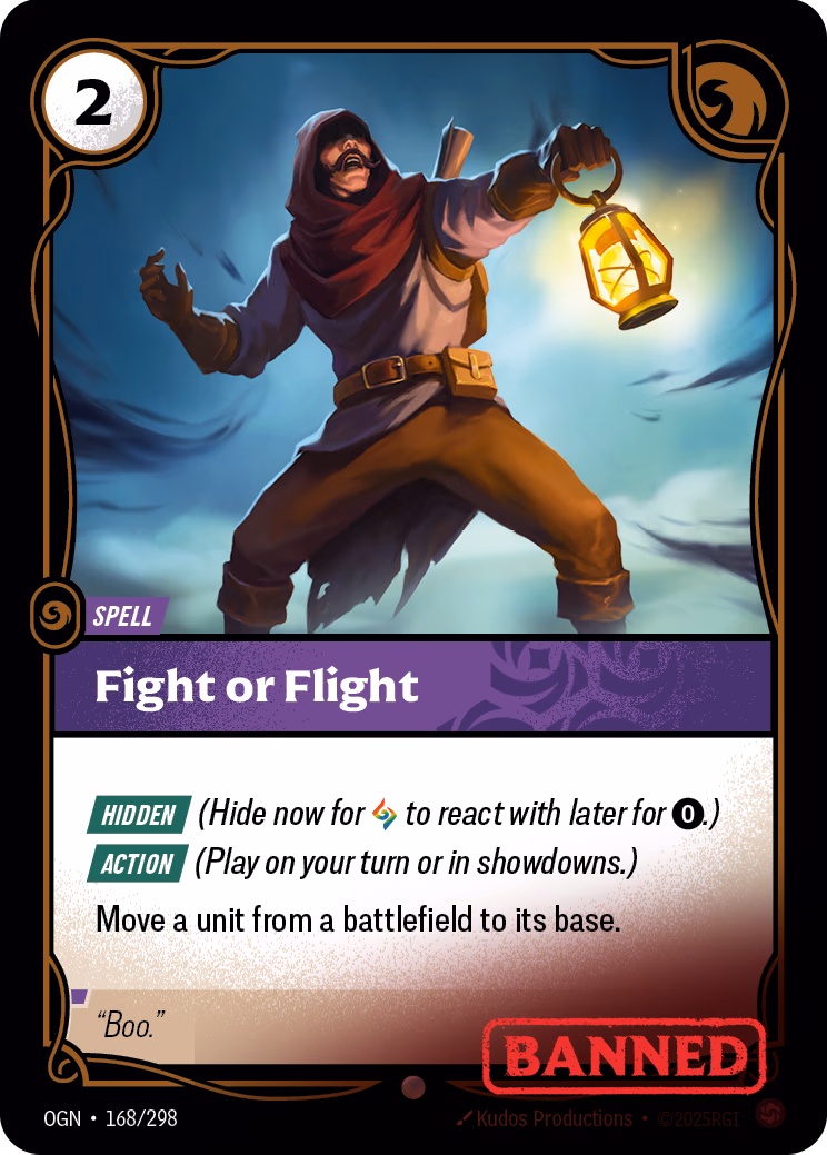 Fight or Flight OGN-168/298 Riftbound card