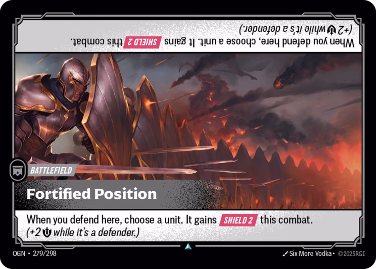 Fortified Position OGN-279/298 Riftbound card