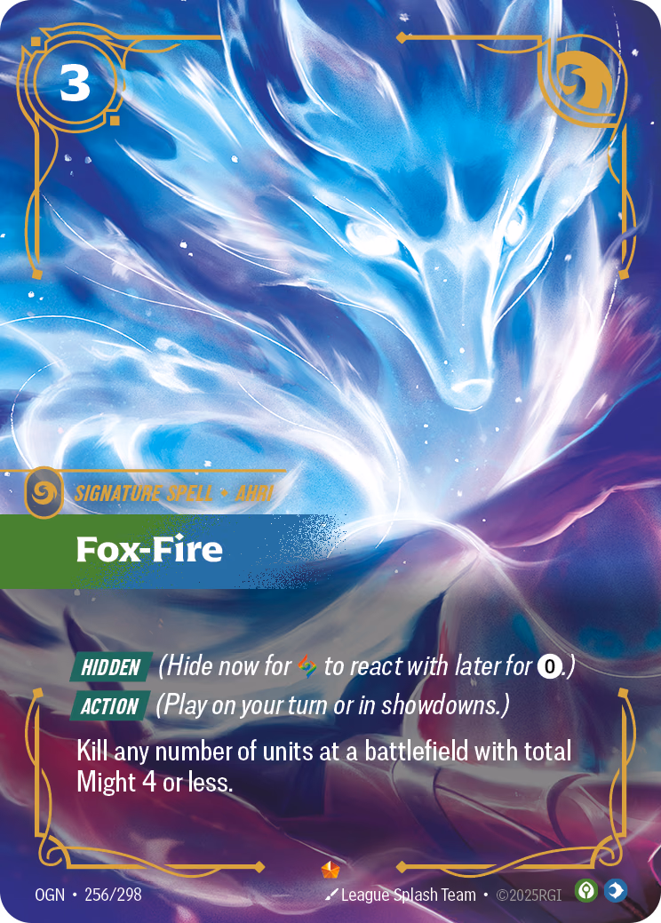 Fox-Fire OGN-256/298 Riftbound card