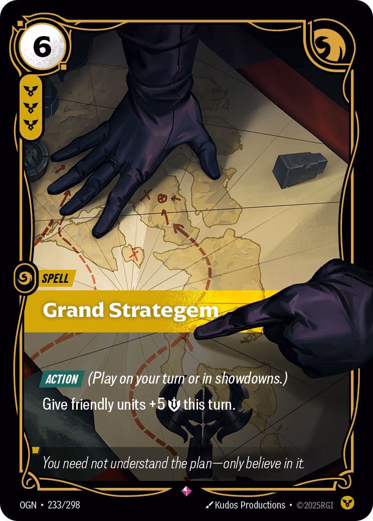 Grand Strategem OGN-233/298 Riftbound card