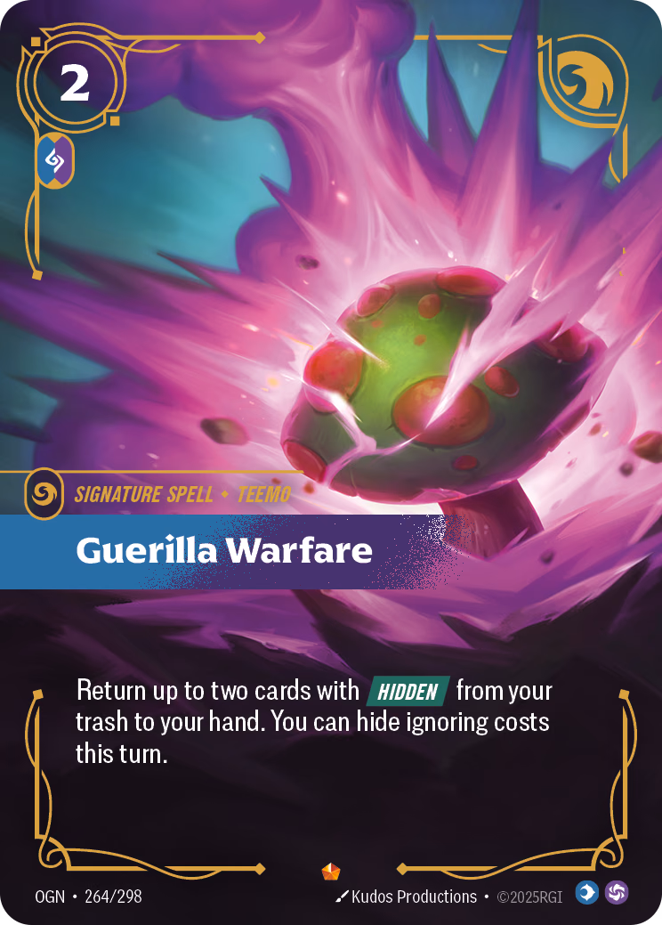 Guerilla Warfare OGN-264/298 Riftbound card