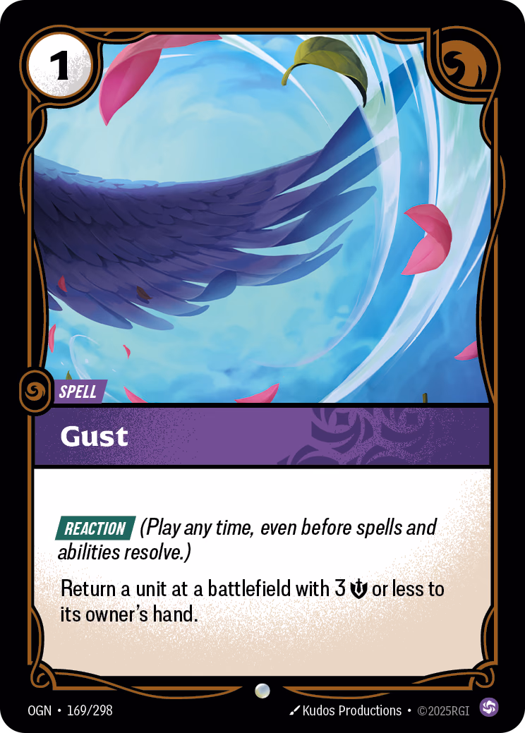 Gust OGN-169/298 Riftbound card