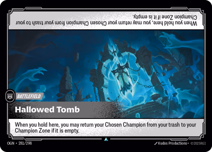 Hallowed Tomb OGN-281/298 Riftbound card