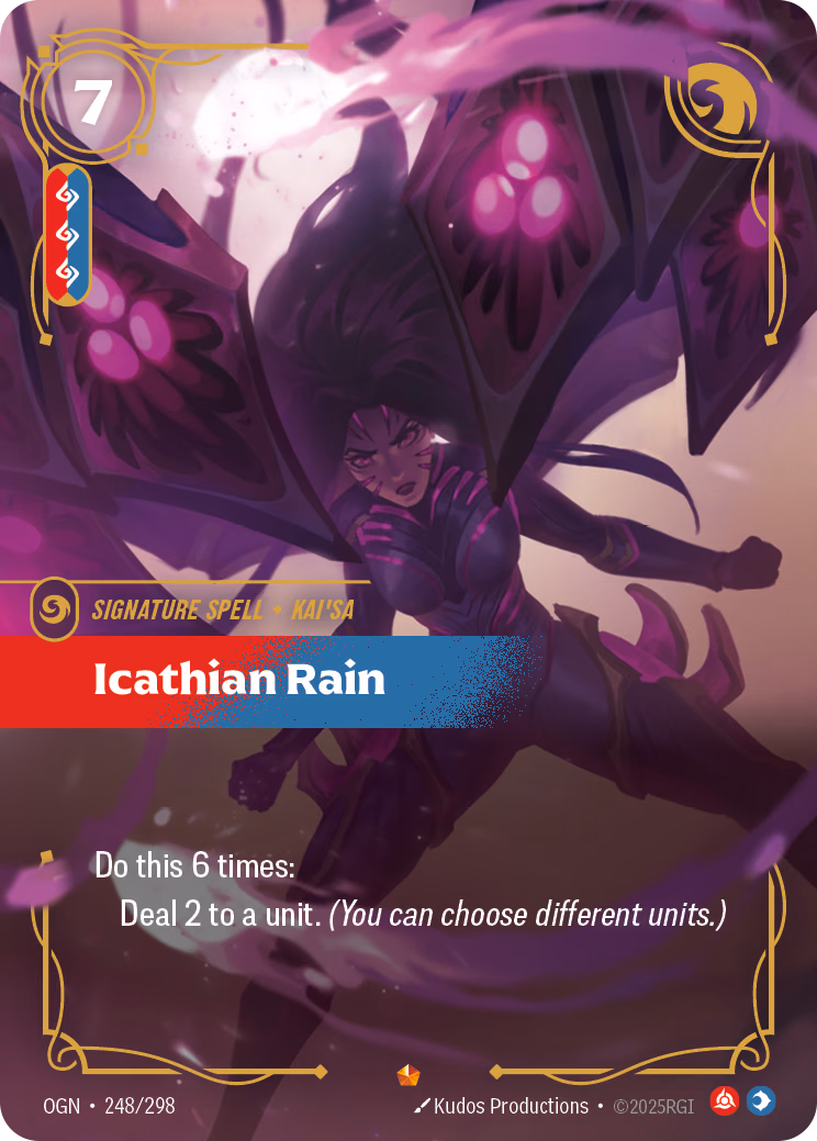Icathian Rain OGN-248/298 Riftbound card