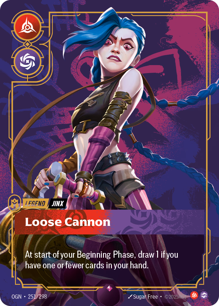 Jinx, Loose Cannon OGN-251/298 Riftbound card