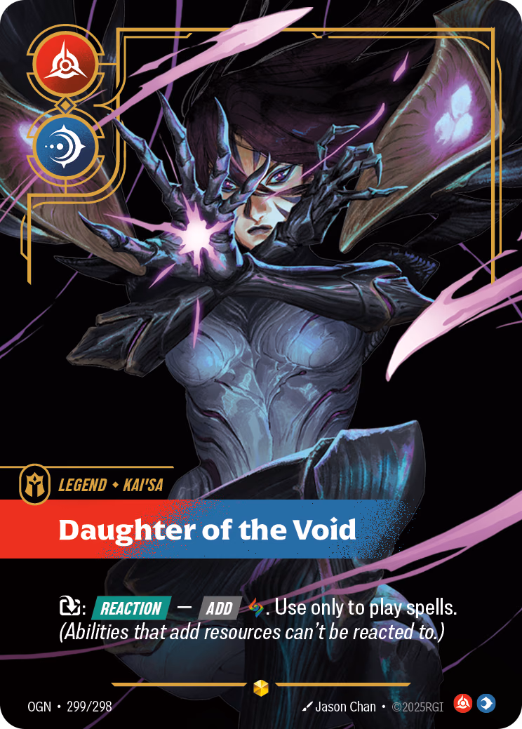 Kai'Sa, Daughter of the Void OGN-299/298 Riftbound card